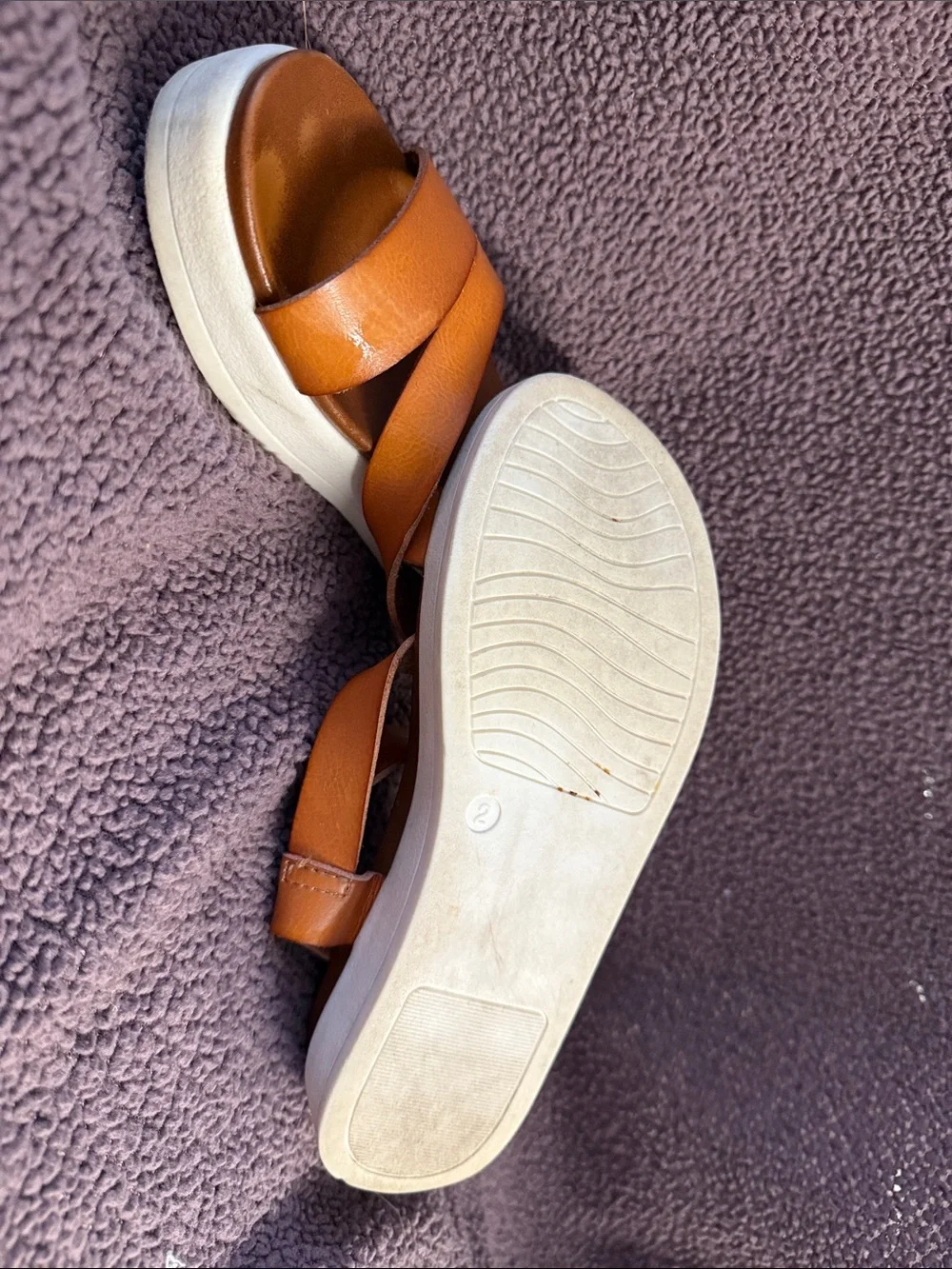 Limelight Tan Brown Platform Sandals